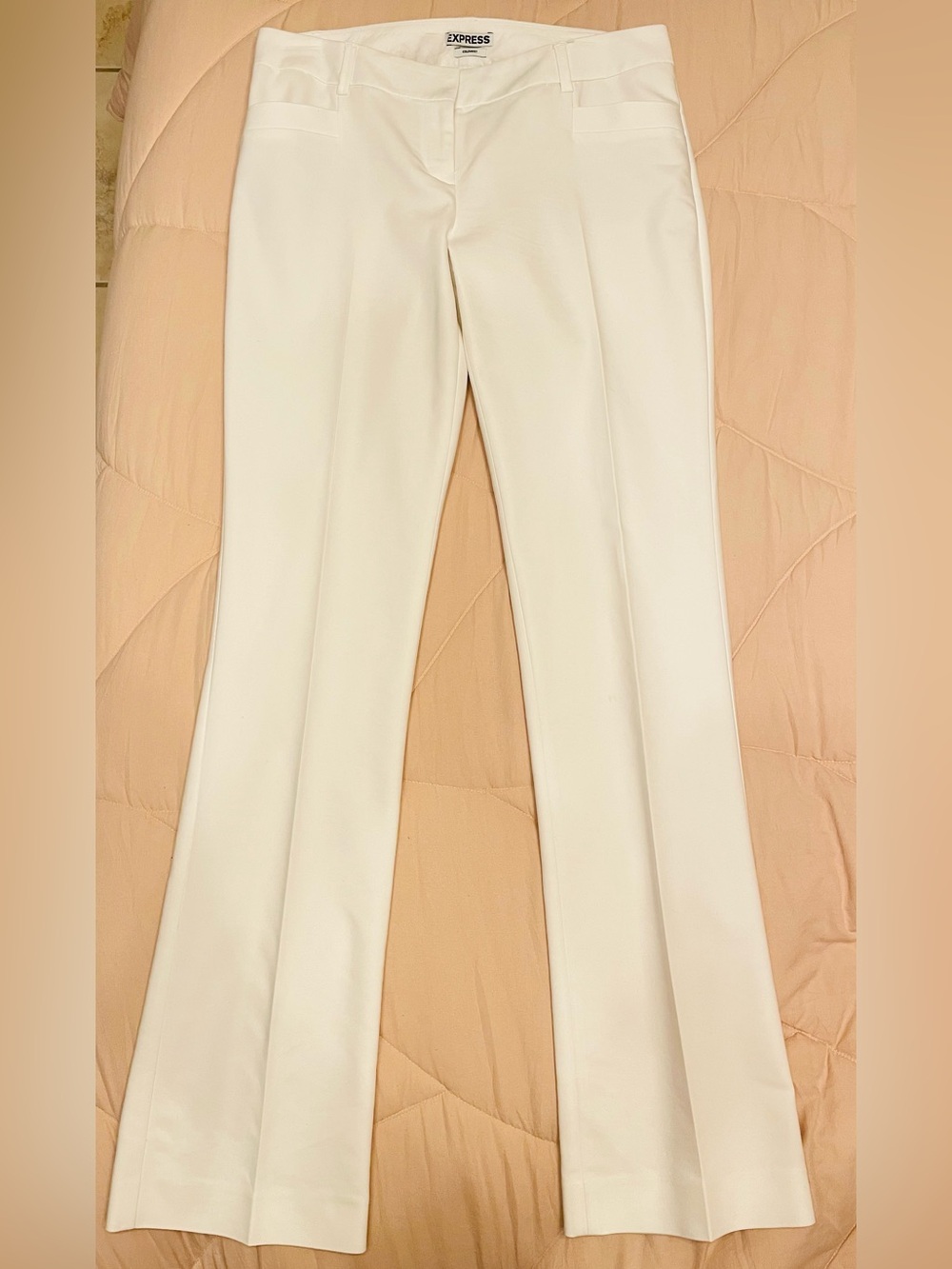 Express Columnist Pants in Soft White